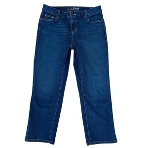 Tommy Hilfiger jeans spirit crop blue stretchy denim medium rise straight leg 6